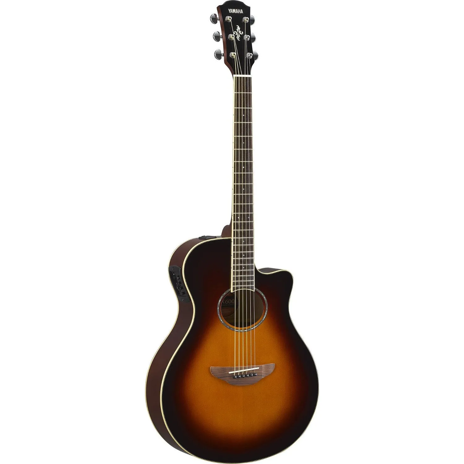 Yamaha APX600 OVS Thin Body Acoustic-Electric Guitar, Old Violin Sunburst - Exceptional Playability