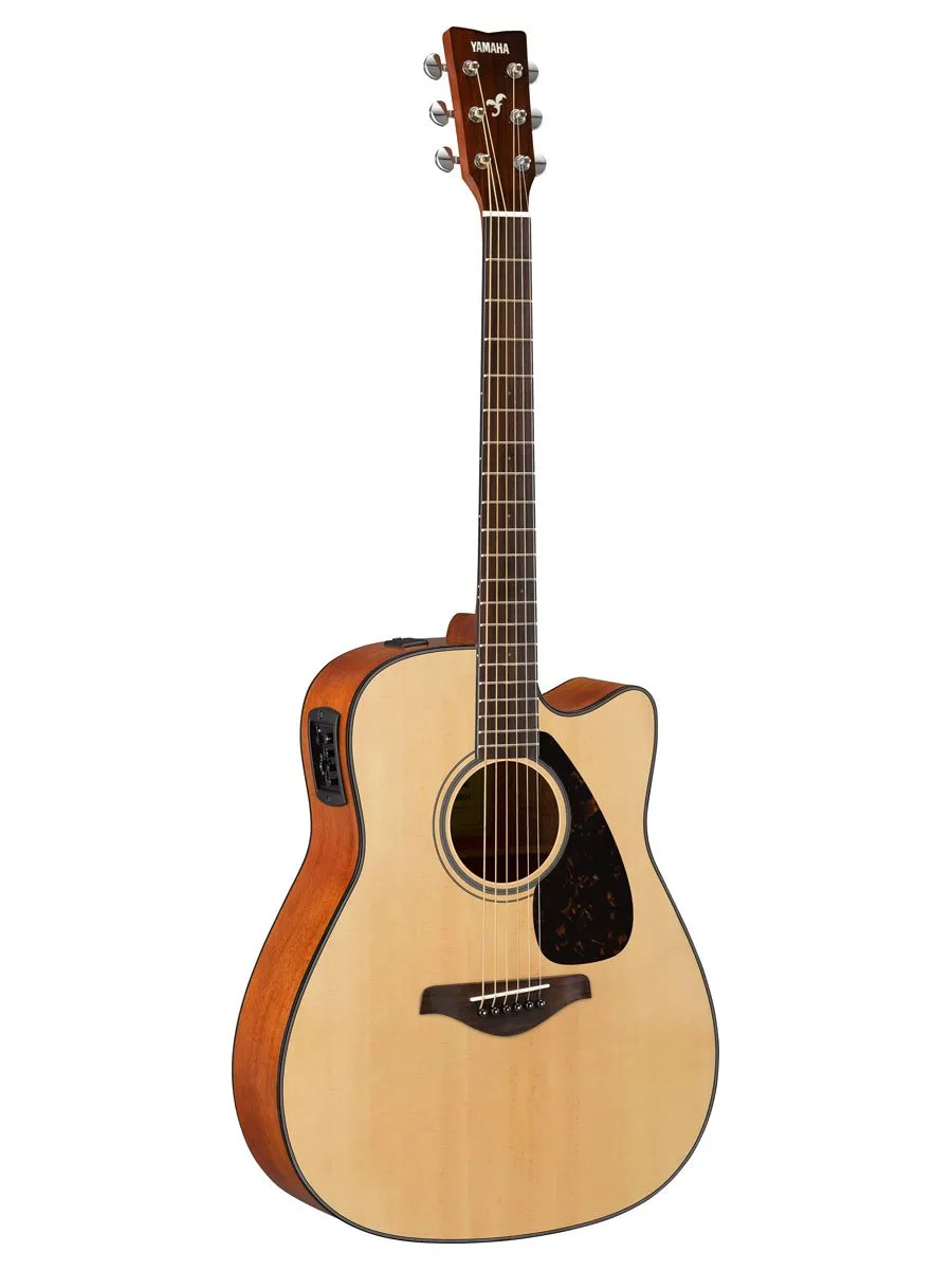 Yamaha FGX800C Concert Acoustic-Electric Guitar with Solid Sitka Spruce Top & Rosewood Fingerboard