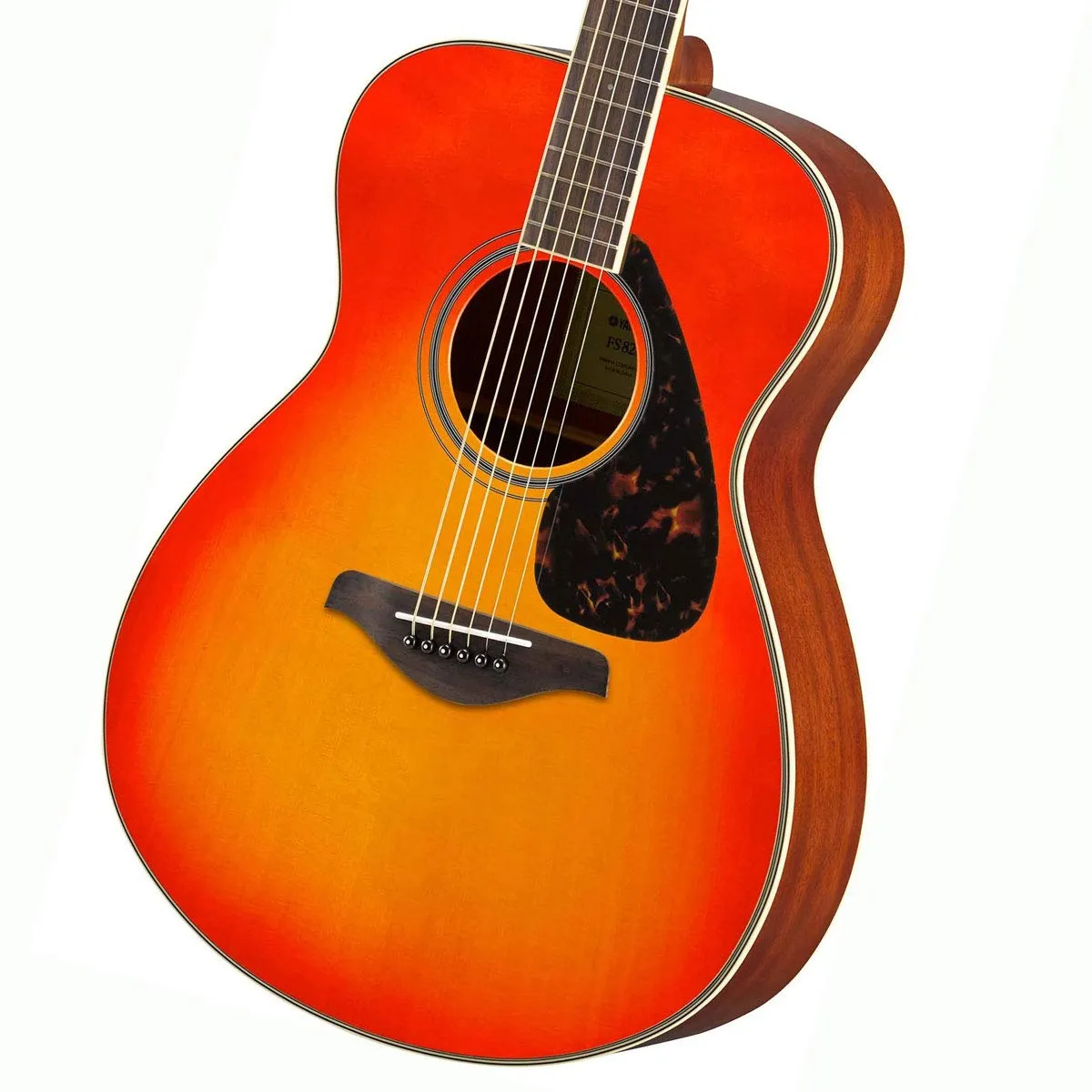 Yamaha FS820AB Acoustic Guitar - Autumn Burst, Right-Handed, Spruce Veneer, Mahogany Body