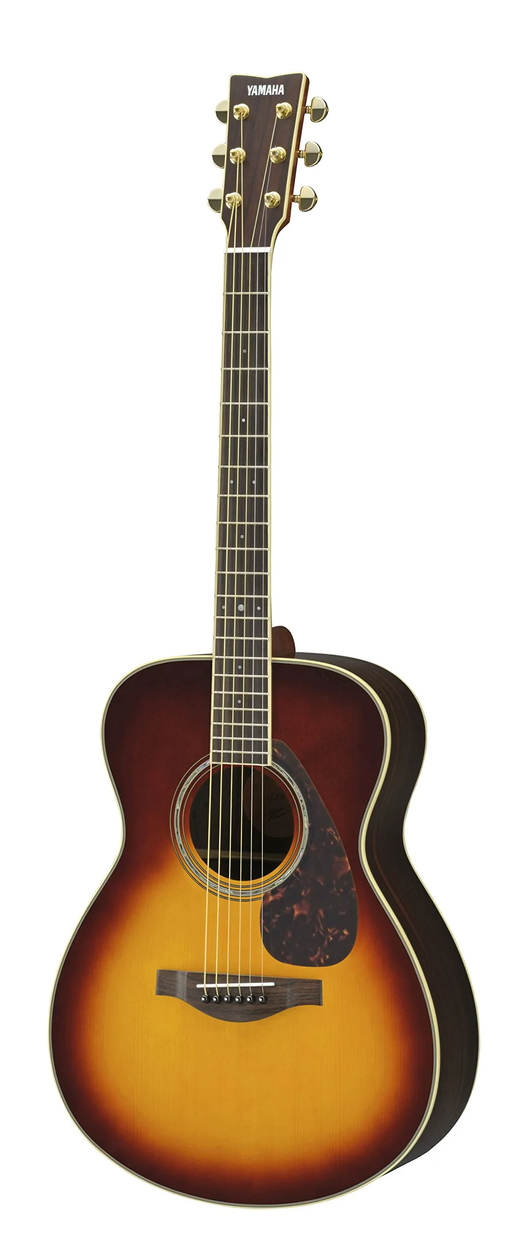 Yamaha L-Series LS6 Concert Acoustic-Electric Guitar - Rosewood, Brown Sunburst, Premium Quality