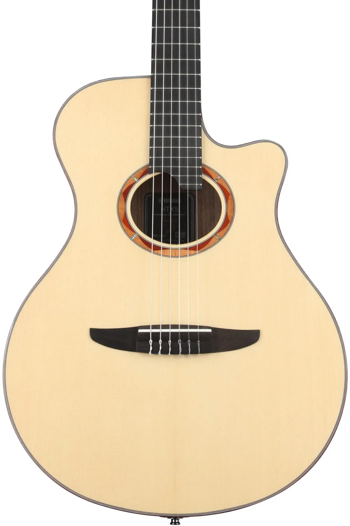 Yamaha NTX5 Acoustic-Electric Nylon-String Guitar with Bag, Natural Finish for Right-Handed Players