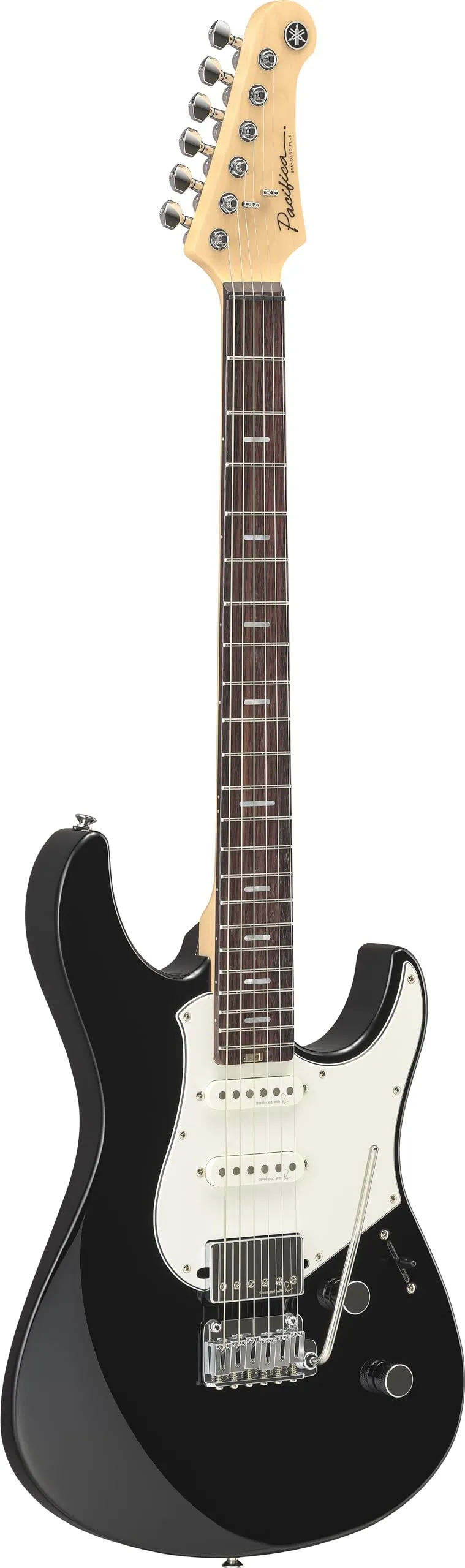 Yamaha Pacifica Standard Plus Electric Guitar, Black - Reflectone Pickups, HSS Configuration